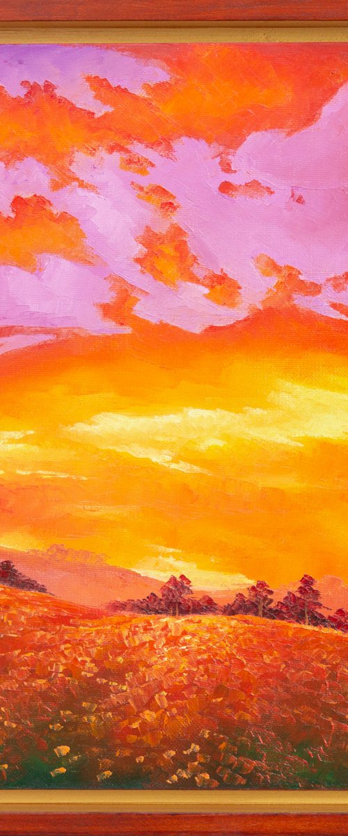 SCARLET SUNSET by Oleksii Vylusk