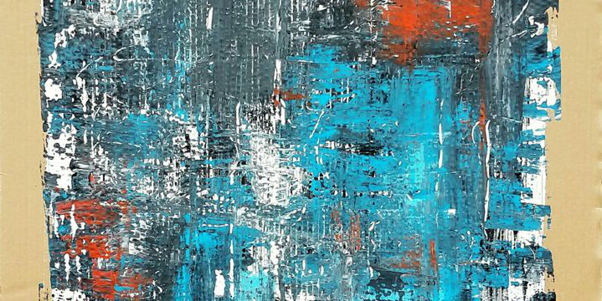 Art of the Day: "Wait!  That's Not Archival (Abstract #15), 2017" by Jake Nordstrum