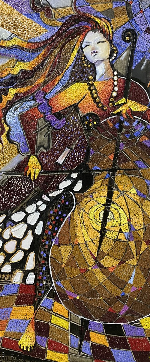 Lost in the Cello by Ruzanna Melqumian