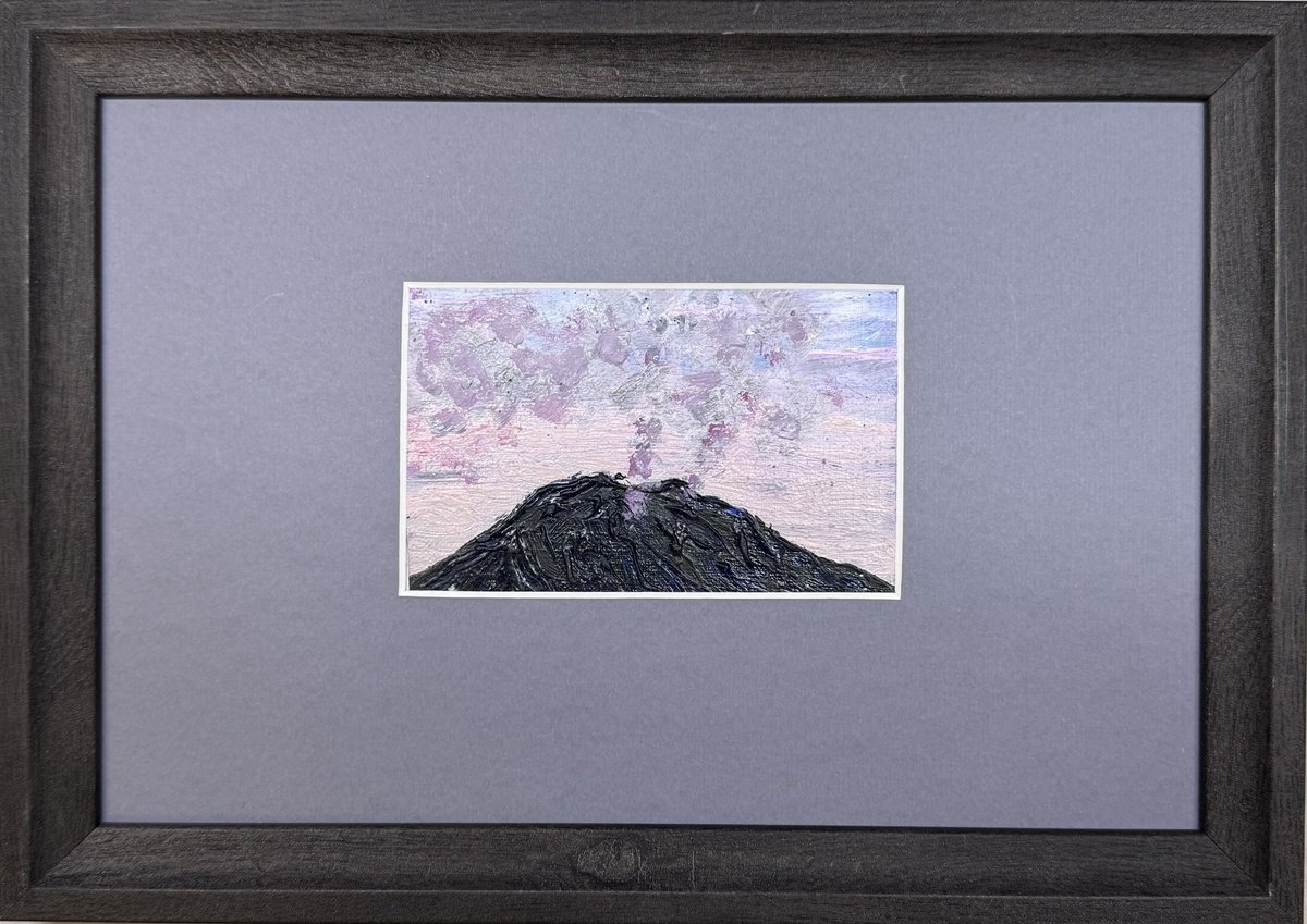 Expressive Landscape Oil Painting By Yuliia Sharapova, 11 X 8", Coast Of Paradise Miniature, Original Artwork