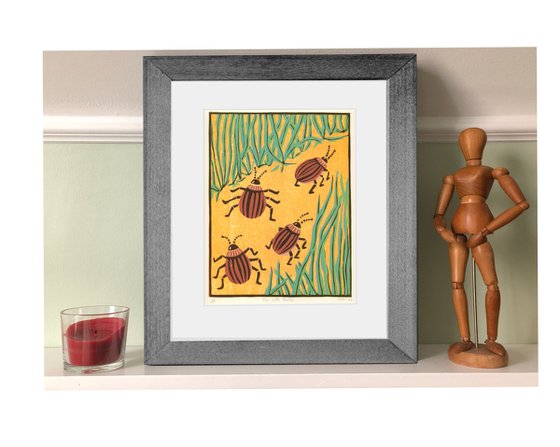 Four Little Beetles