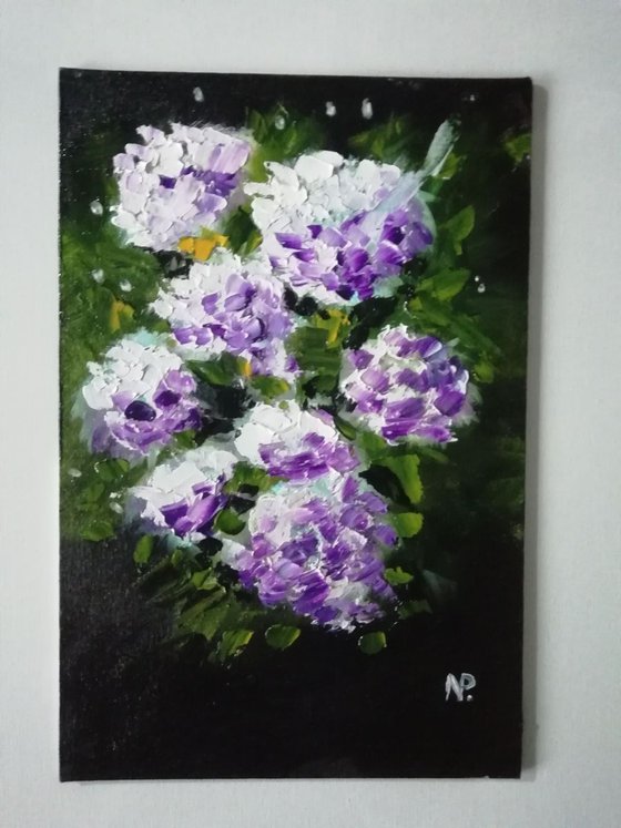 Music of flowers, original small gift idea, art for home