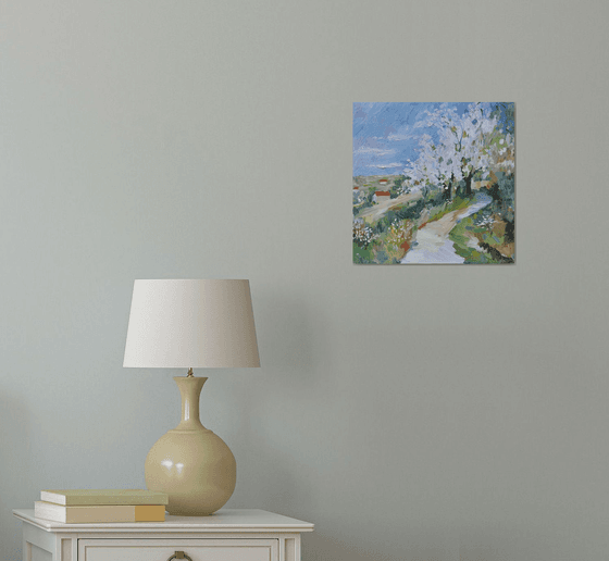 Spring House Landscape