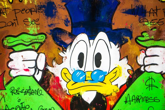 The Money Bag Illusion Scrooge Mc Duck