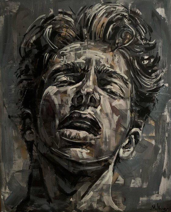 Large male portrait of Manurios