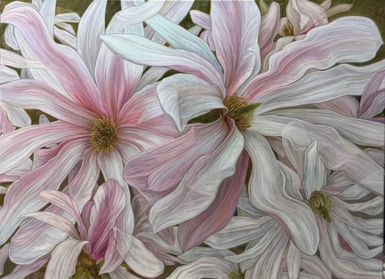 Ethereal Magnolia Bloom