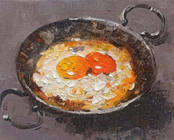 Still life - omelet