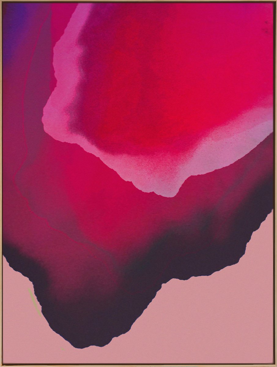 Organic Abstract Acrylic Painting By Jonas Peres, 30 X 39, Natural Mystic, Ii, Original Artwork