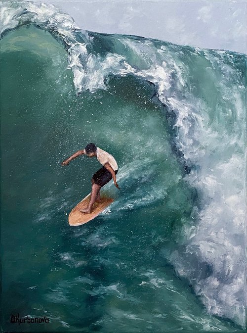 Wave conqueror by Olga Kurbanova