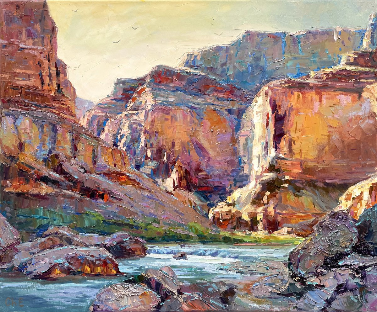 Canyon By Evgeny Chernyakovsky, 27 X 24, Artwork For Sale On Artfinder