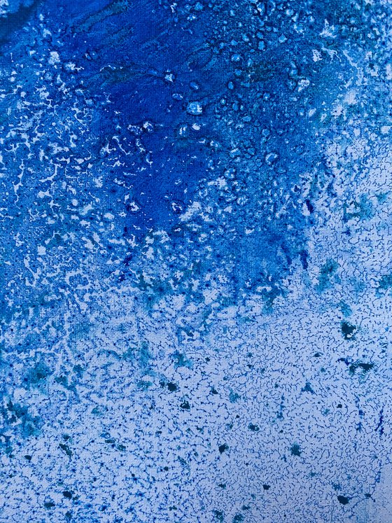 Blue abstract painting 2205202011