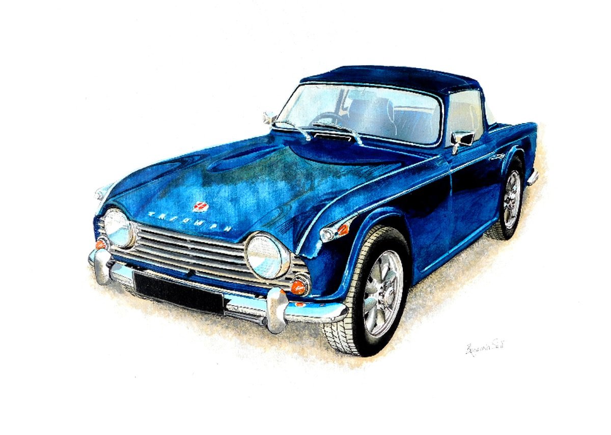 Triumph TR4A by Benjamin Self