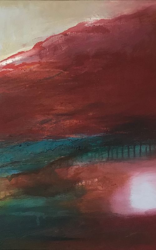 The Red Hills by Amanda Lakin Art
