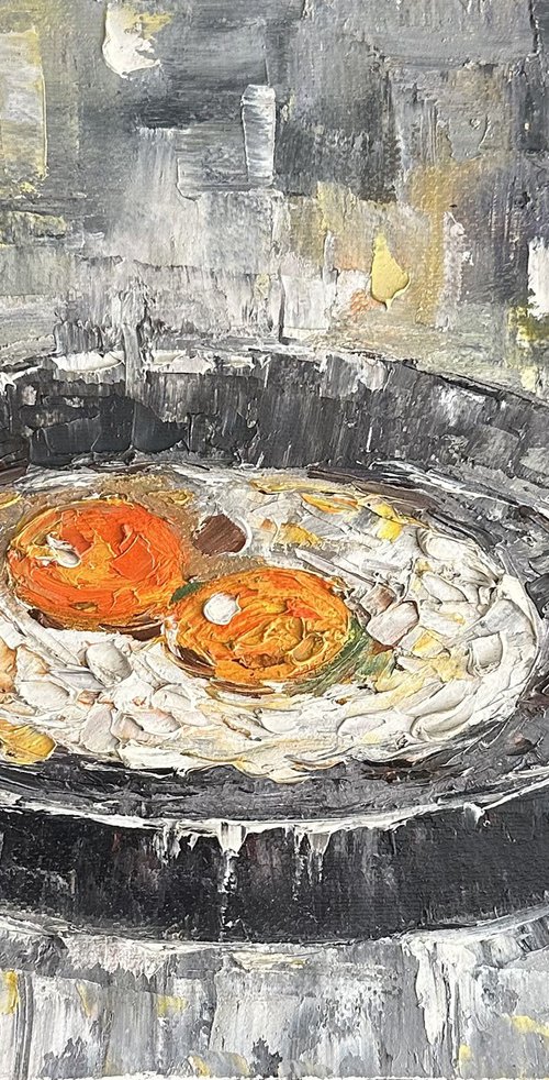 Still life - omelet by Narek Qochunc