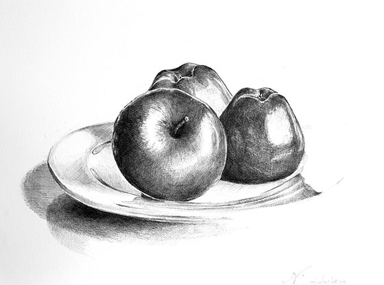 Stillife with apples