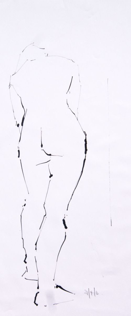 Life Drawing No 72 by Ian McKay