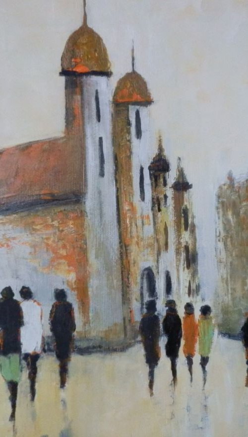 The square in front of the church by Maria Karalyos