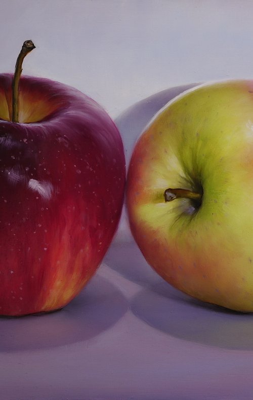 "Two apples" by Gennady Vylusk