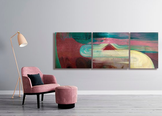 "The road" triptych