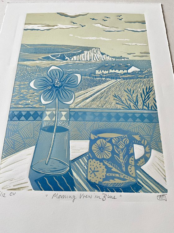 Morning View in Blue