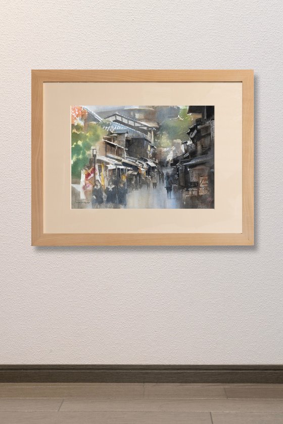 Walking Down Ninenzaka, Kyoto