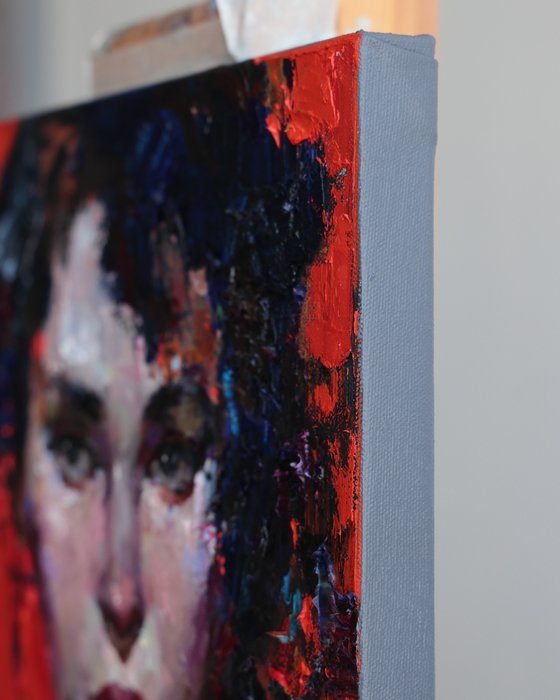 Her Gaze – Abstract Portrait