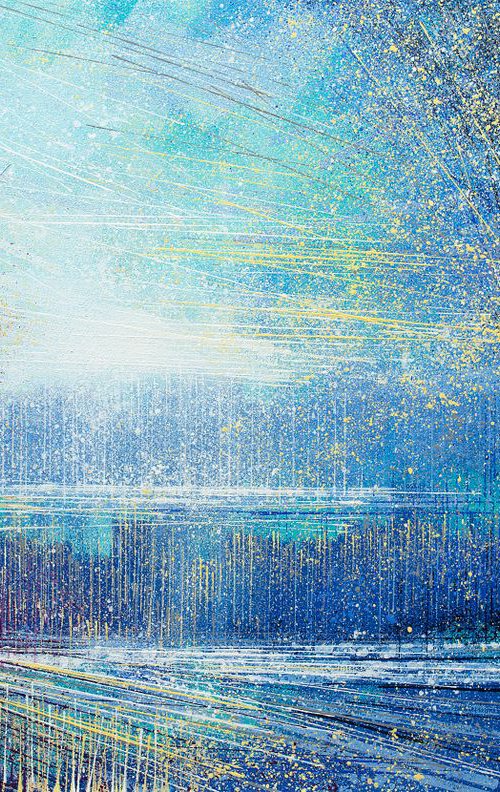 Blue Meadow At Twilight by Marc Todd