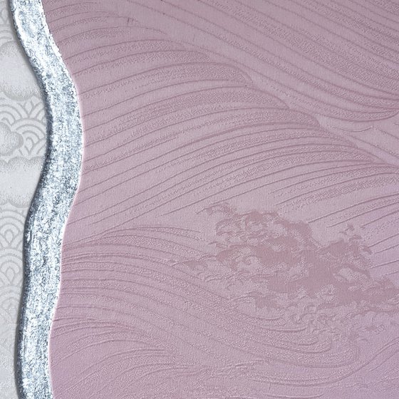 Pink waves ~Endlessness~ (Kimono Upcycled)