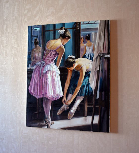 At the dressing room III.