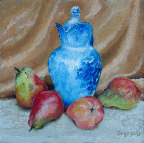 Pears and Jug by Juri Semjonov