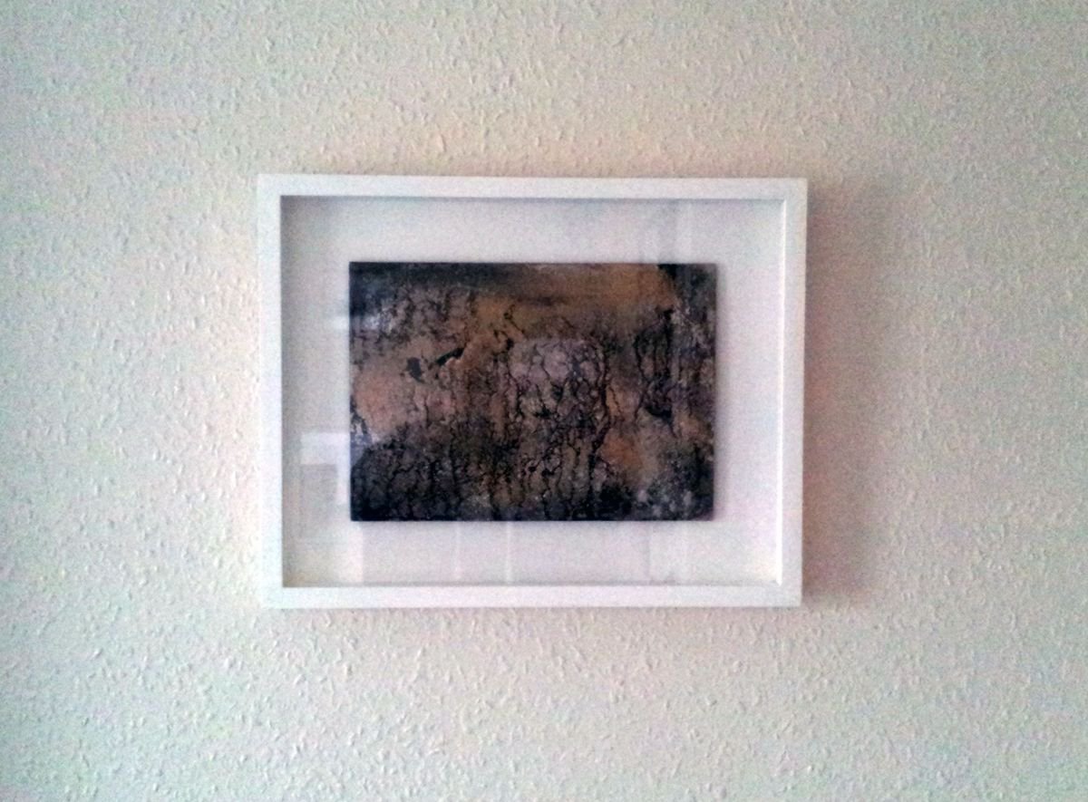 Organic Landscape Painting By Adam Grose Ma Pgce, 17 X 13, Sudan Equinox At Harvest Time, Original Artwork