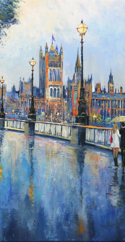 Rainy day in London by Behshad Arjomandi