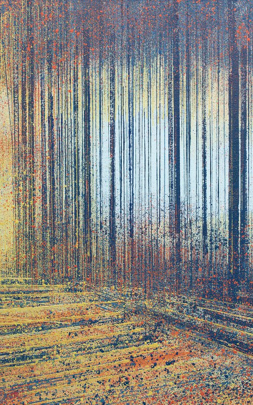 Autumn Trees In Evening Light by Marc Todd
