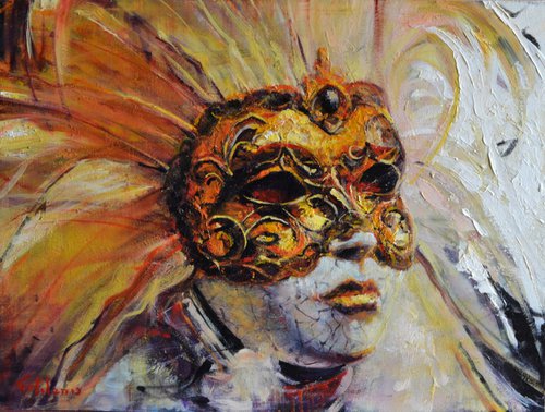 The Venetian Mask by Marco  Ortolan