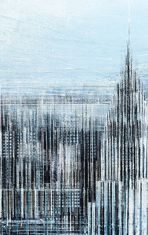 New York City In Hazy White Light by Marc Todd