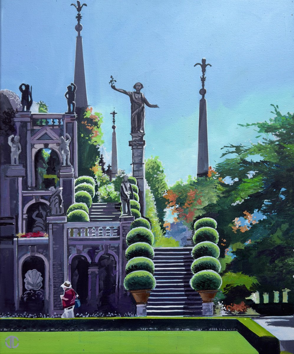 Isola Bella (Lake Maggiore) By Joseph Lynch, 20 X 24, Artwork For Sale On Artfinder