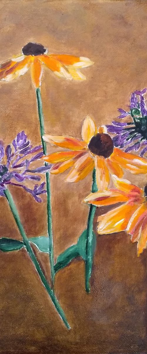Summer flowers by Isabelle Lucas