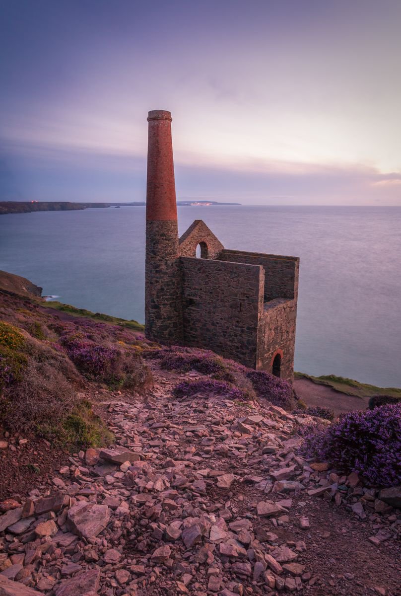 Photorealistic Photograph , Towanroath Engine House Old Ruined Tin Mine By Paul Nash, 16 X 24, Artwork For Sale On Artfinder