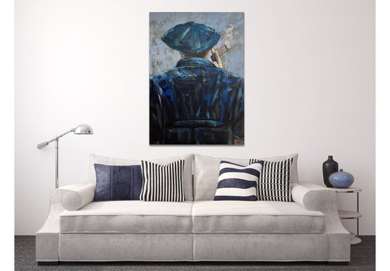 Man in Blue