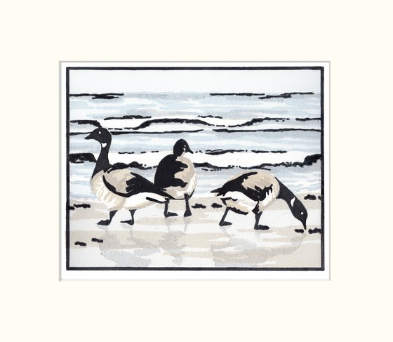Brent Geese in the Morning