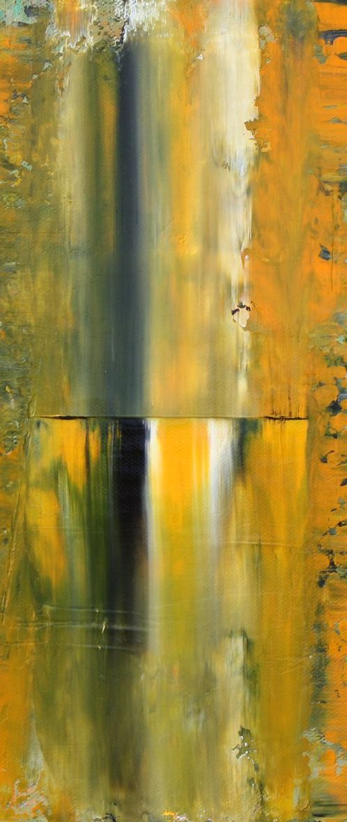 Abstract Orange Black Concept by Robert Lynn