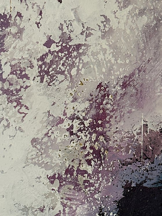 Crimson Light Breaking Through Blue