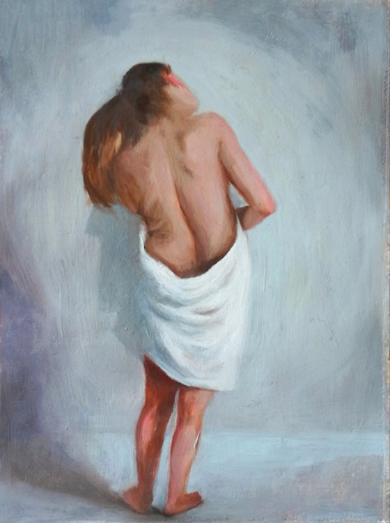 Bather in the morning light - Rituals Series