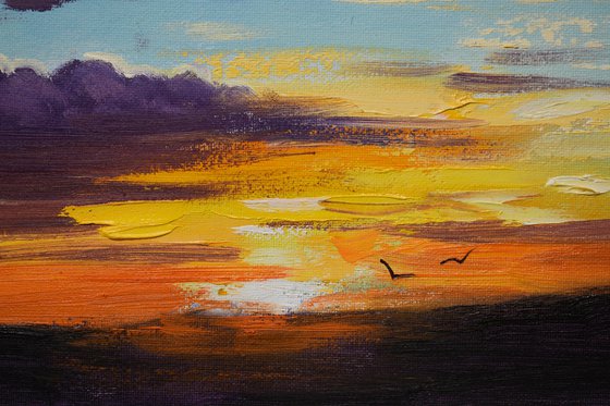 Country Sunset landscape