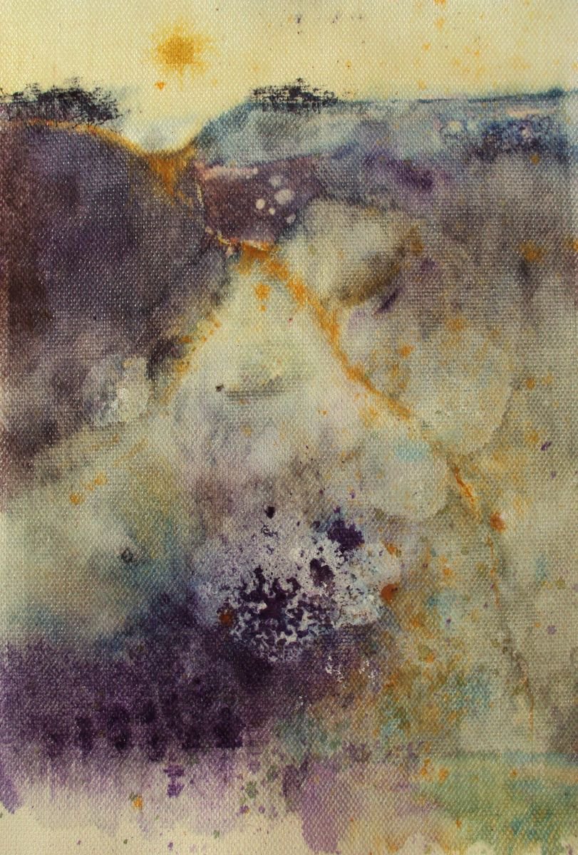 Purple Landscape by Teresa Tanner