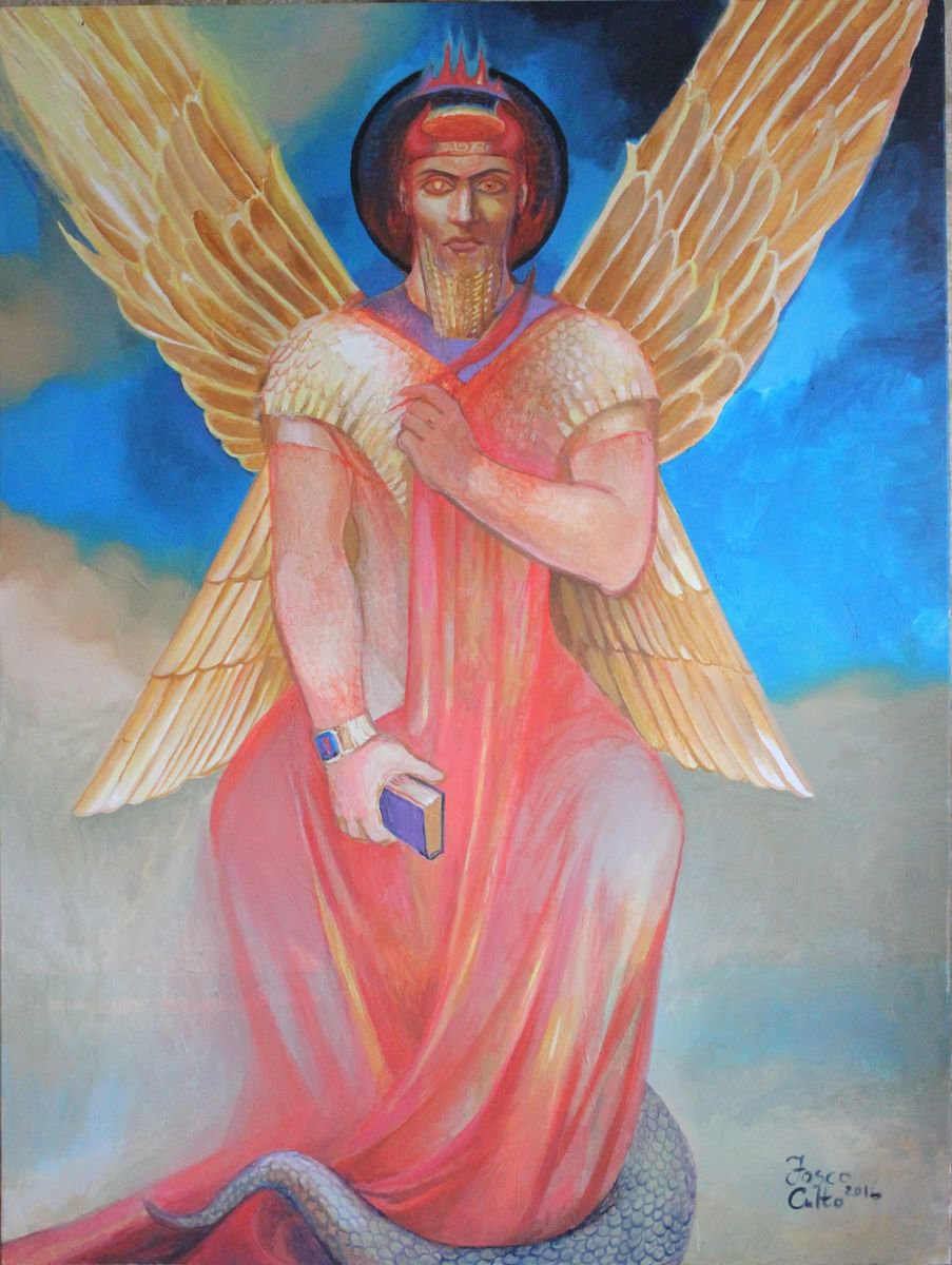Surrealistic Oil Painting , Shamsael By Fosco Culto, 35 X 47, Artwork For Sale On Artfinder