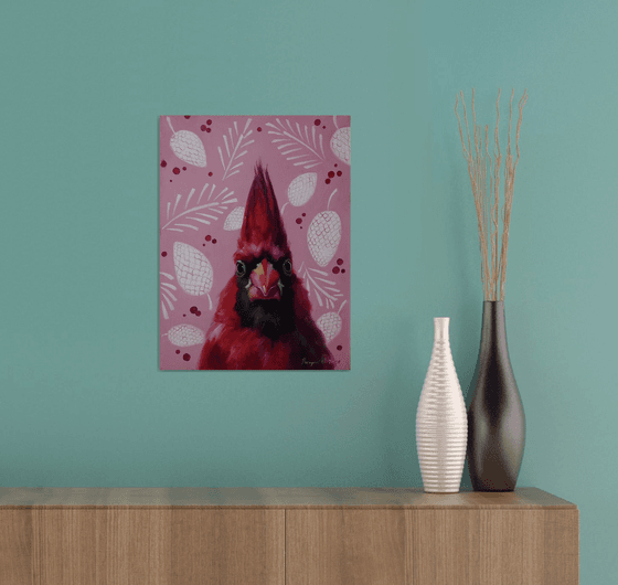 "Festive Cardinal"