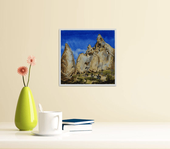 Cappadocia landscape painting