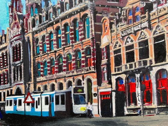 Gothic Buildings In Amsterdam