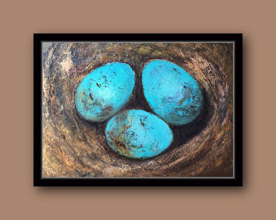 Blue eggs